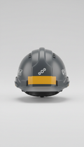 Safety helmet with certification marks