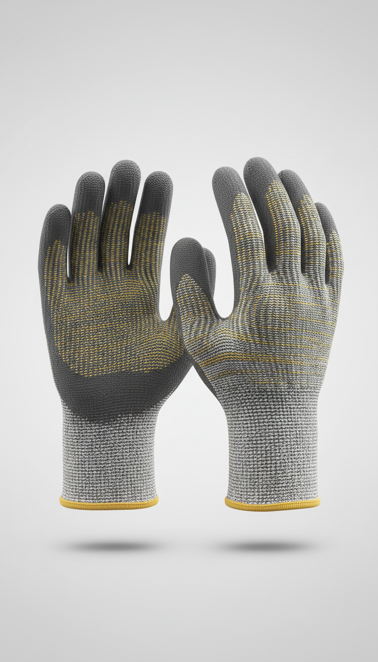 Cut-resistant gloves for industrial use