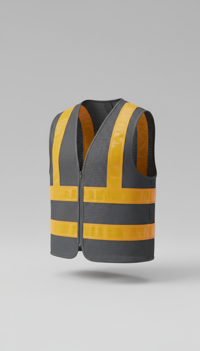 Reflective safety vest high-visibility
