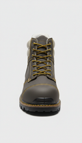 Steel-toe boots with reinforced soles